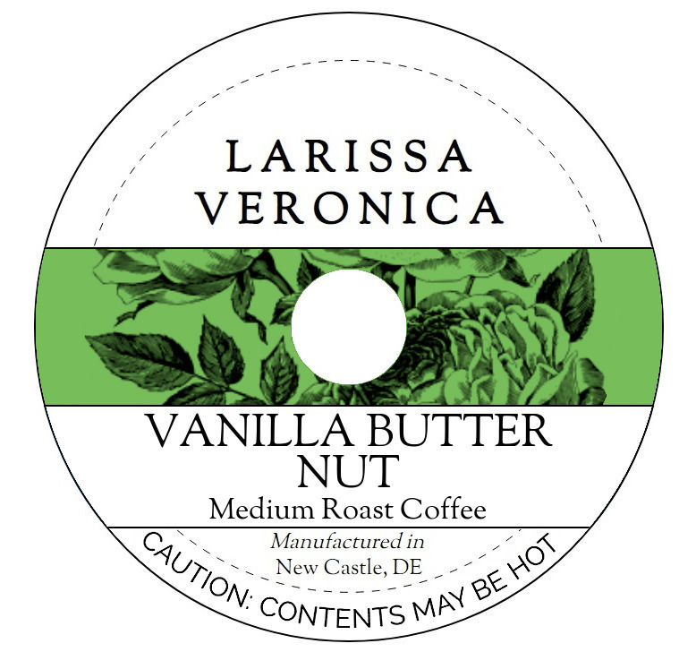 Vanilla Butter Nut Medium Roast Coffee <BR>(Single Serve K-Cup Pods)