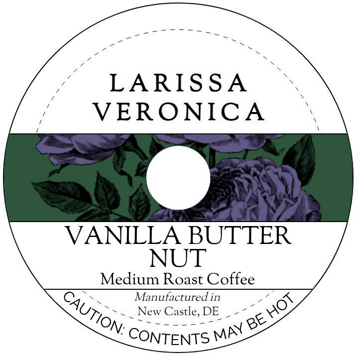 Vanilla Butter Nut Medium Roast Coffee <BR>(Single Serve K-Cup Pods)