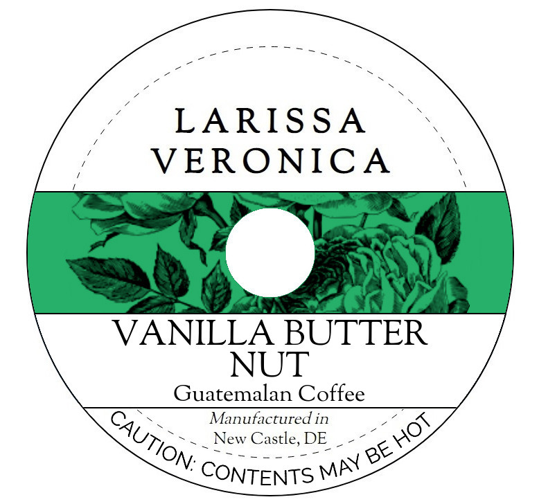 Vanilla Butter Nut Guatemalan Coffee <BR>(Single Serve K-Cup Pods)