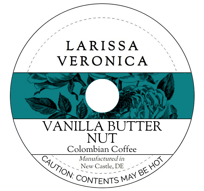 Vanilla Butter Nut Colombian Coffee <BR>(Single Serve K-Cup Pods)