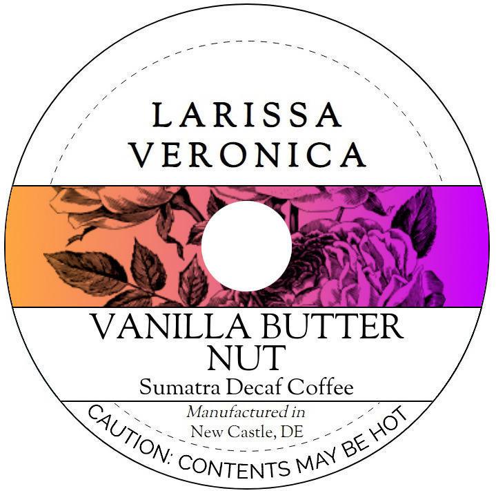 Vanilla Butter Nut Sumatra Decaf Coffee <BR>(Single Serve K-Cup Pods)