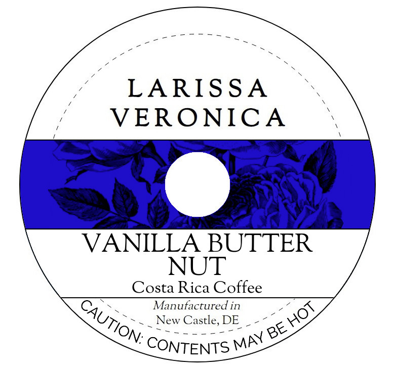 Vanilla Butter Nut Costa Rica Coffee <BR>(Single Serve K-Cup Pods)