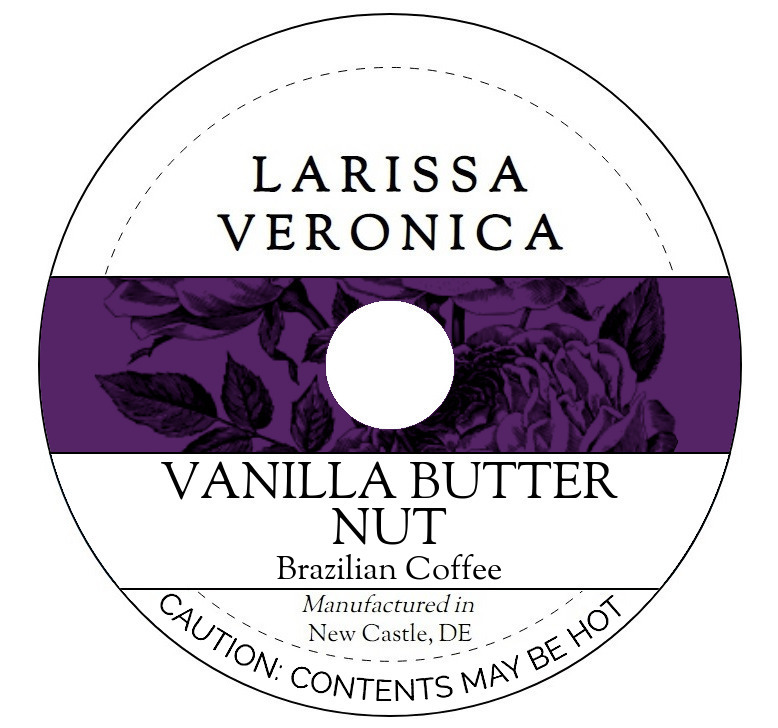 Vanilla Butter Nut Brazilian Coffee <BR>(Single Serve K-Cup Pods)