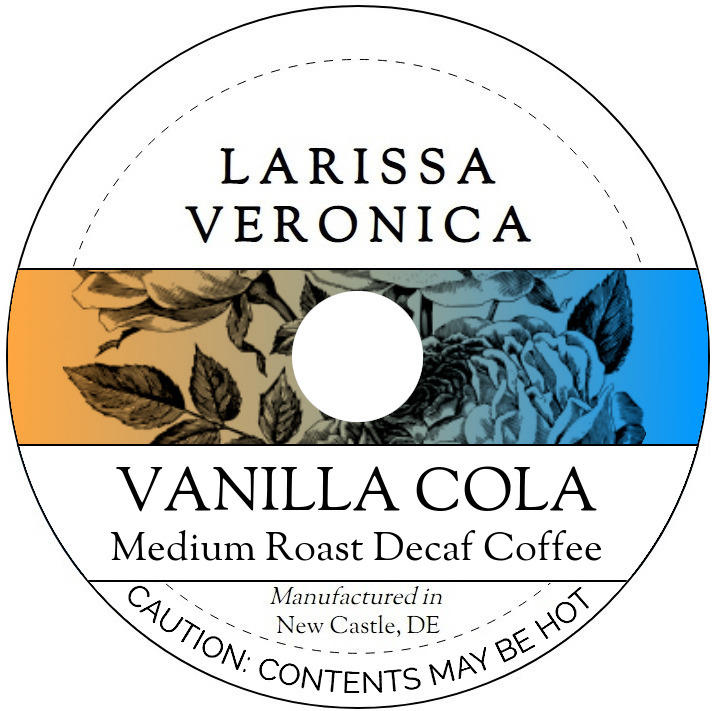 Vanilla Cola Medium Roast Decaf Coffee <BR>(Single Serve K-Cup Pods)