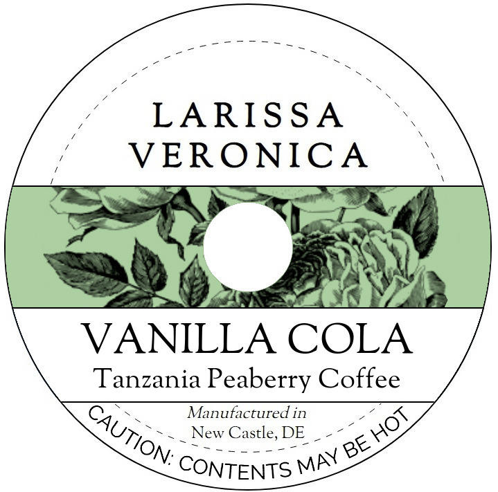 Vanilla Cola Tanzania Peaberry Coffee <BR>(Single Serve K-Cup Pods)