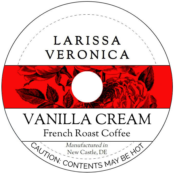 Vanilla Cream French Roast Coffee <BR>(Single Serve K-Cup Pods)