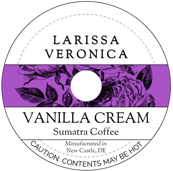 Vanilla Cream Sumatra Coffee <BR>(Single Serve K-Cup Pods)