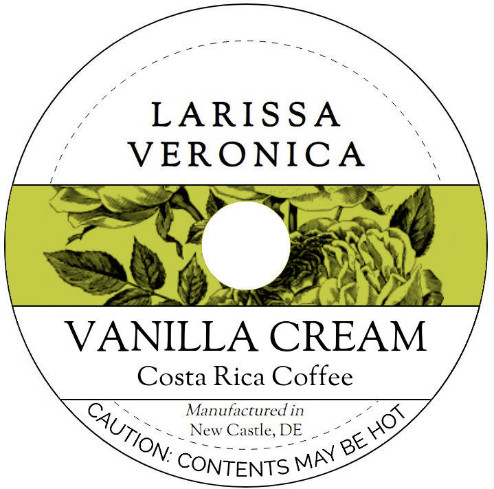 Vanilla Cream Costa Rica Coffee <BR>(Single Serve K-Cup Pods)