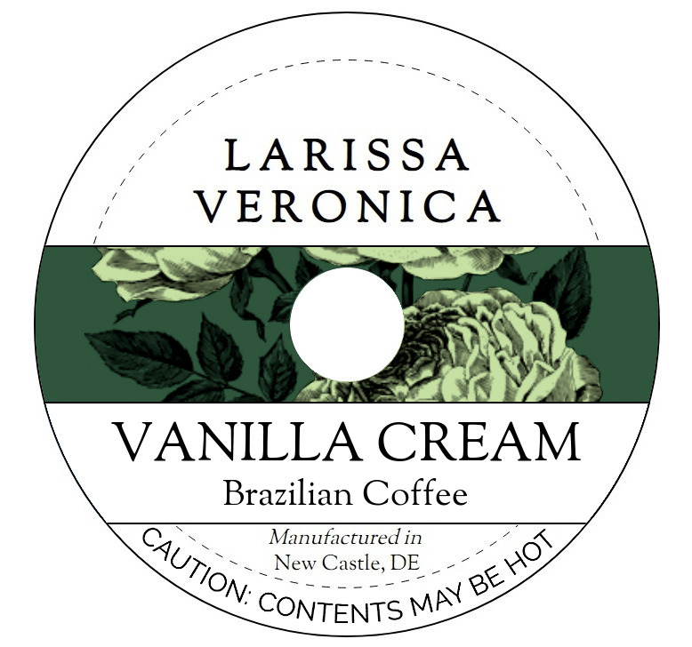 Vanilla Cream Brazilian Coffee <BR>(Single Serve K-Cup Pods)