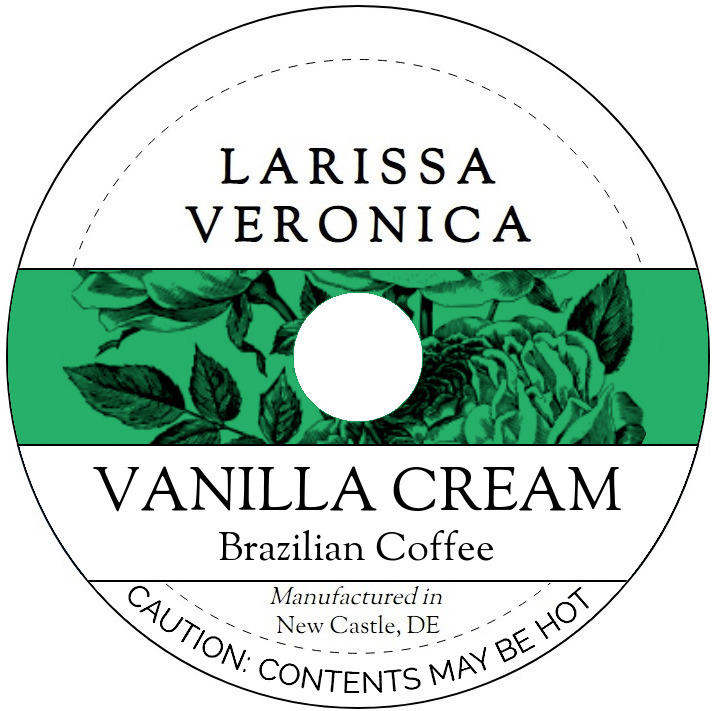 Vanilla Cream Brazilian Coffee <BR>(Single Serve K-Cup Pods)