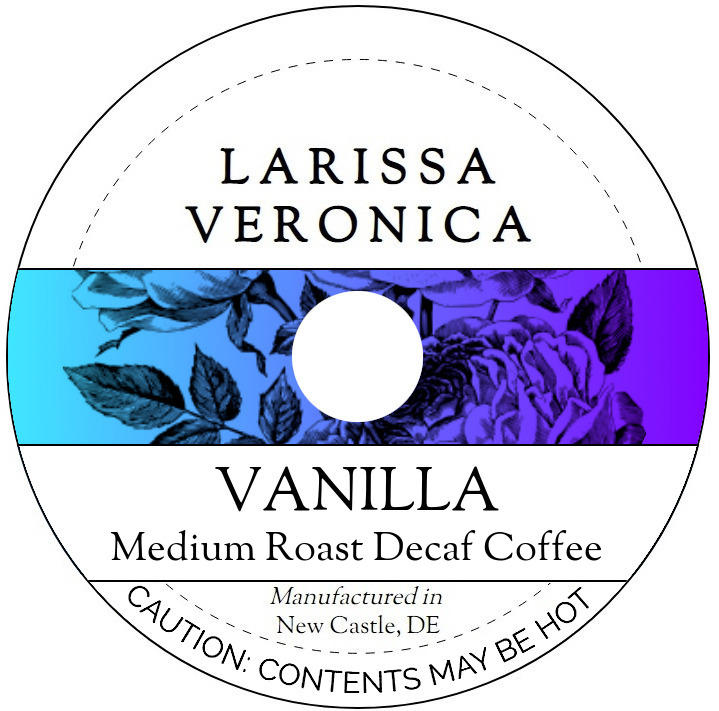 Vanilla Medium Roast Decaf Coffee <BR>(Single Serve K-Cup Pods)