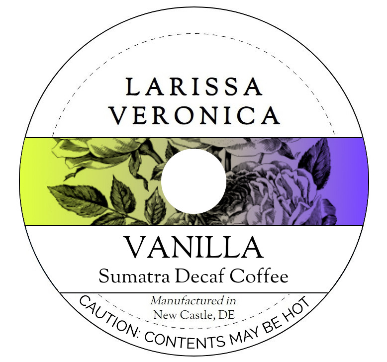 Vanilla Sumatra Decaf Coffee <BR>(Single Serve K-Cup Pods)