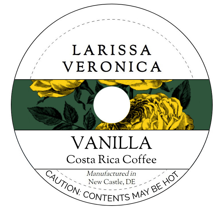 Vanilla Costa Rica Coffee <BR>(Single Serve K-Cup Pods)