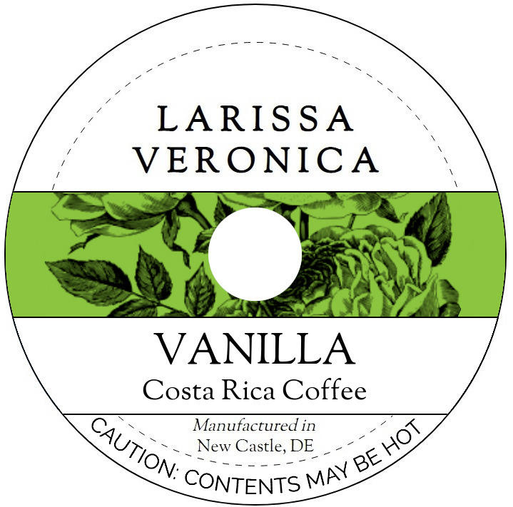 Vanilla Costa Rica Coffee <BR>(Single Serve K-Cup Pods)