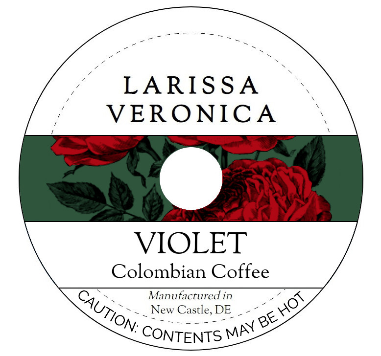 Violet Colombian Coffee <BR>(Single Serve K-Cup Pods)