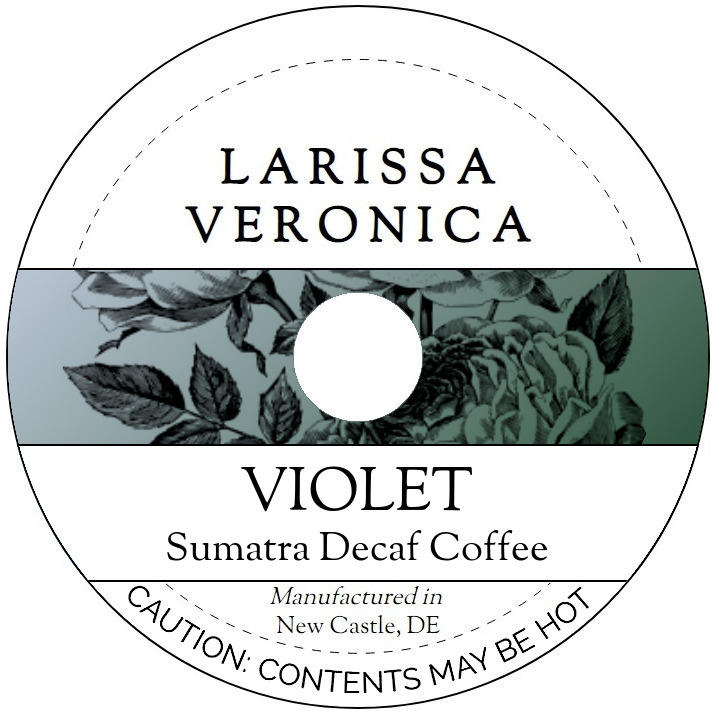 Violet Sumatra Decaf Coffee <BR>(Single Serve K-Cup Pods)