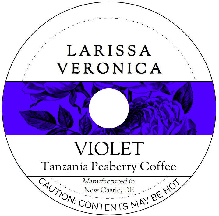 Violet Tanzania Peaberry Coffee <BR>(Single Serve K-Cup Pods)