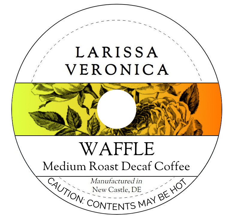 Waffle Medium Roast Decaf Coffee <BR>(Single Serve K-Cup Pods)