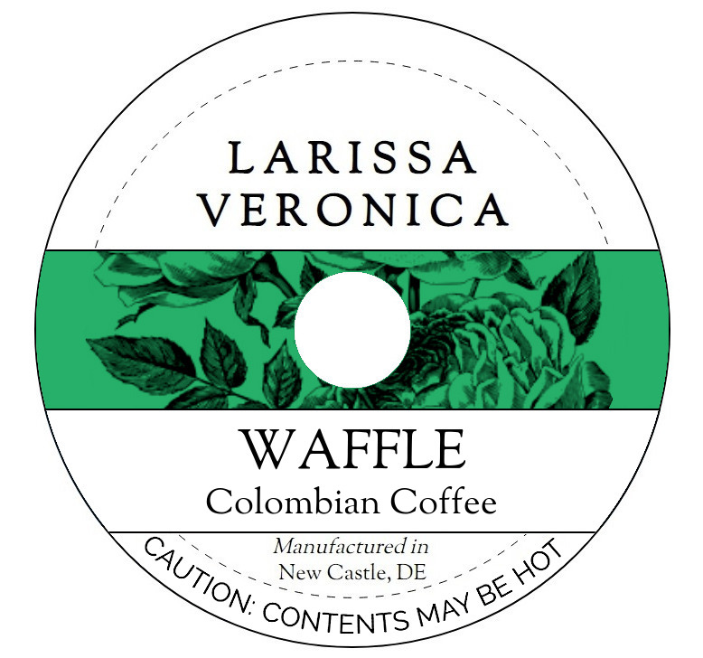 Waffle Colombian Coffee <BR>(Single Serve K-Cup Pods)