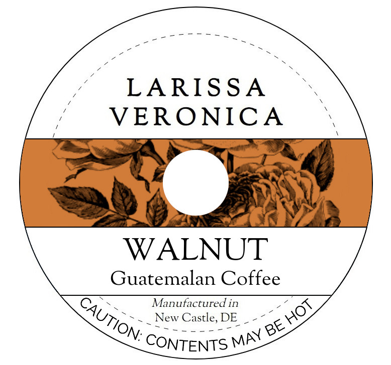 Walnut Guatemalan Coffee <BR>(Single Serve K-Cup Pods)