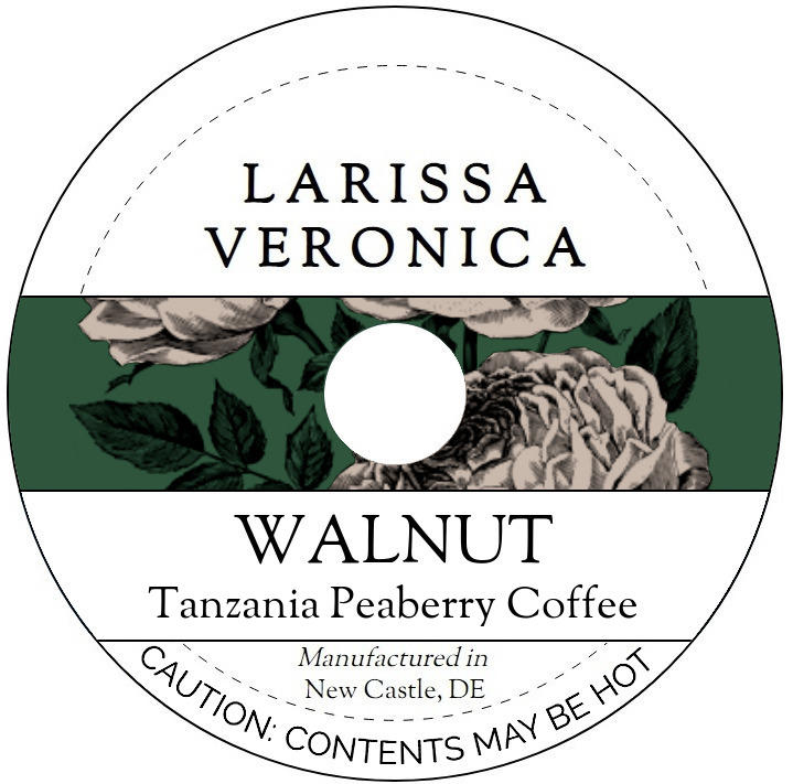 Walnut Tanzania Peaberry Coffee <BR>(Single Serve K-Cup Pods)