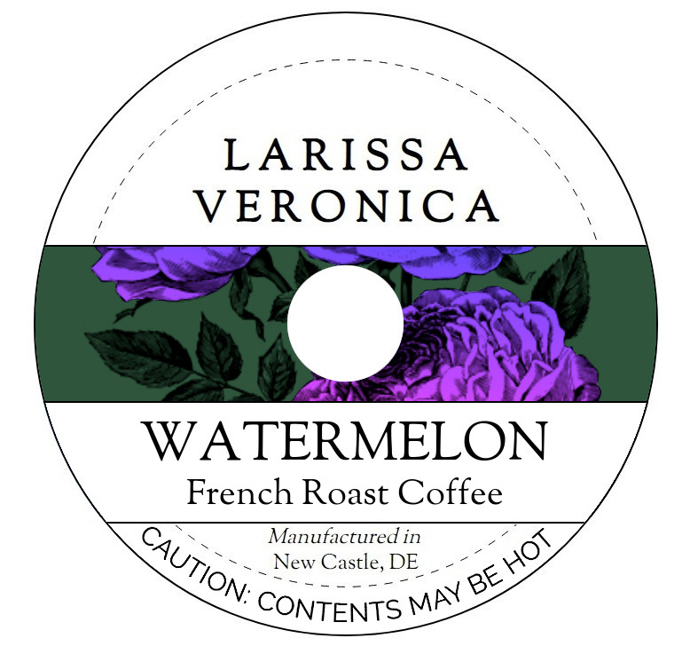 Watermelon French Roast Coffee <BR>(Single Serve K-Cup Pods)