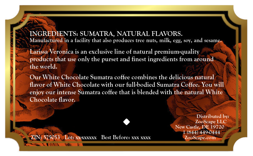 White Chocolate Sumatra Coffee <BR>(Single Serve K-Cup Pods)