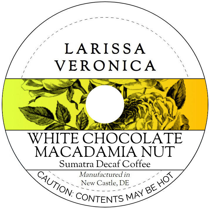 White Chocolate Macadamia Nut Sumatra Decaf Coffee <BR>(Single Serve K-Cup Pods)