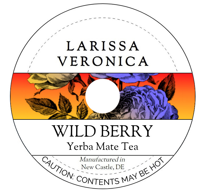 Wild Berry Yerba Mate Tea <BR>(Single Serve K-Cup Pods)