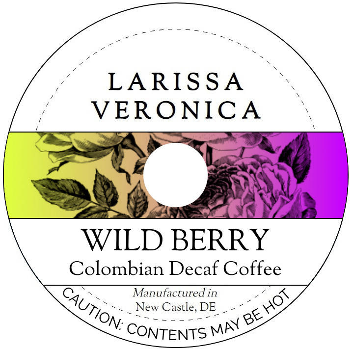 Wild Berry Colombian Decaf Coffee <BR>(Single Serve K-Cup Pods)
