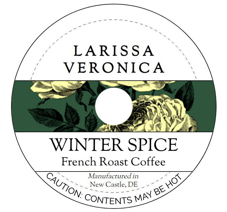 Winter Spice French Roast Coffee <BR>(Single Serve K-Cup Pods)