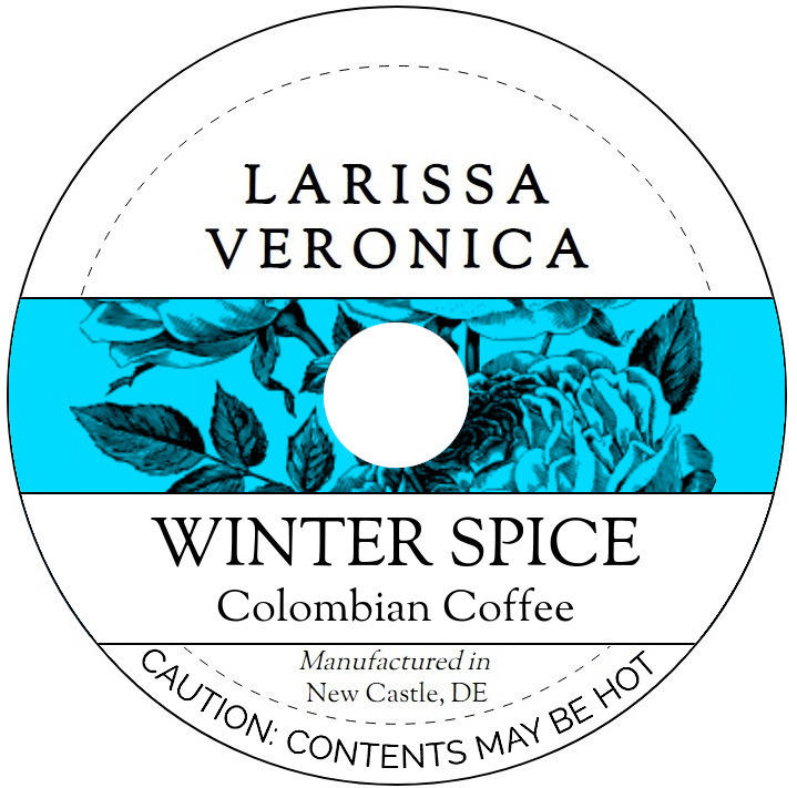 Winter Spice Colombian Coffee <BR>(Single Serve K-Cup Pods)