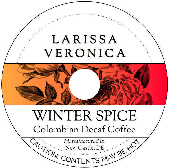 Winter Spice Colombian Decaf Coffee <BR>(Single Serve K-Cup Pods)