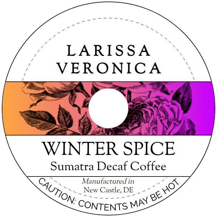 Winter Spice Sumatra Decaf Coffee <BR>(Single Serve K-Cup Pods)