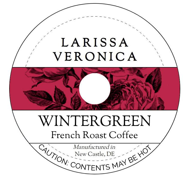 Wintergreen French Roast Coffee <BR>(Single Serve K-Cup Pods)