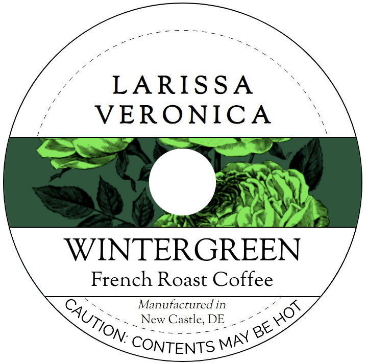 Wintergreen French Roast Coffee <BR>(Single Serve K-Cup Pods)