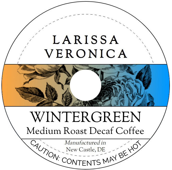 Wintergreen Medium Roast Decaf Coffee <BR>(Single Serve K-Cup Pods)