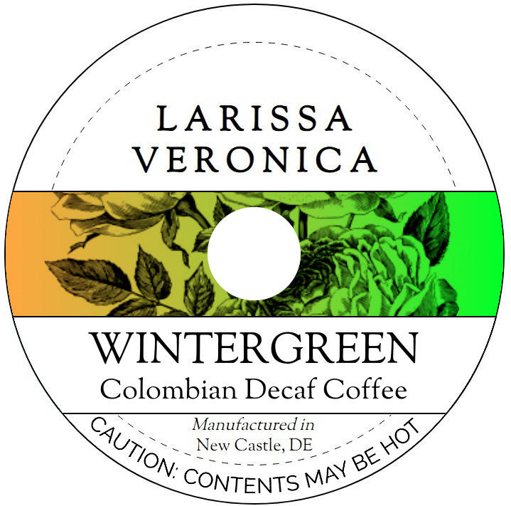 Wintergreen Colombian Decaf Coffee <BR>(Single Serve K-Cup Pods)