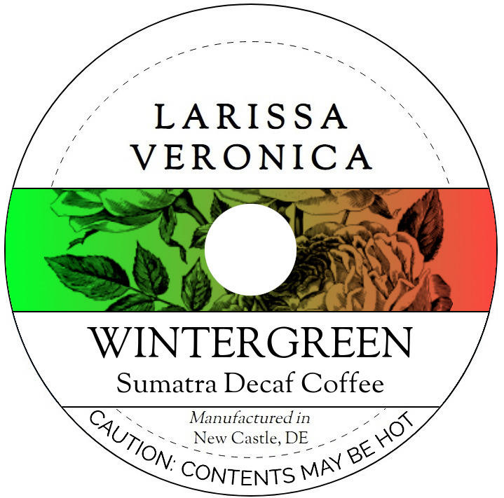 Wintergreen Sumatra Decaf Coffee <BR>(Single Serve K-Cup Pods)