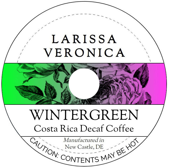 Wintergreen Costa Rica Decaf Coffee <BR>(Single Serve K-Cup Pods)