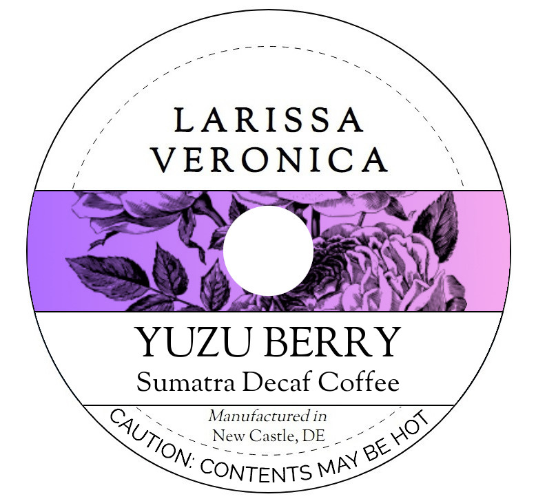 Yuzu Berry Sumatra Decaf Coffee <BR>(Single Serve K-Cup Pods)