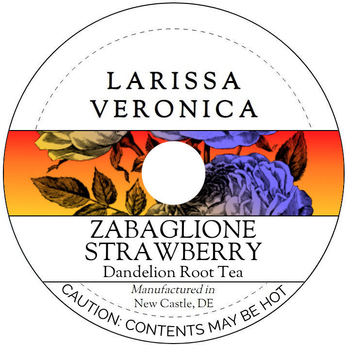 Zabaglione Strawberry Dandelion Root Tea <BR>(Single Serve K-Cup Pods)