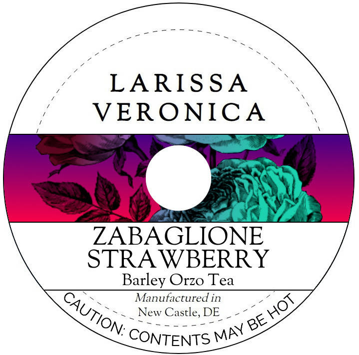 Zabaglione Strawberry Barley Orzo Tea <BR>(Single Serve K-Cup Pods)