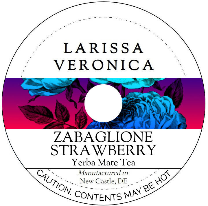 Zabaglione Strawberry Yerba Mate Tea <BR>(Single Serve K-Cup Pods)