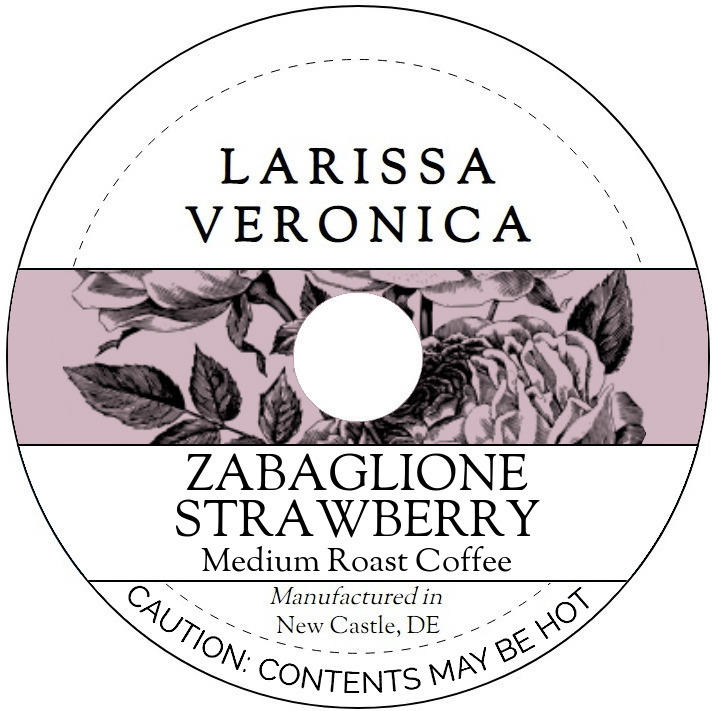 Zabaglione Strawberry Medium Roast Coffee <BR>(Single Serve K-Cup Pods)