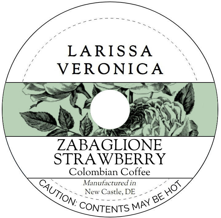 Zabaglione Strawberry Colombian Coffee <BR>(Single Serve K-Cup Pods)