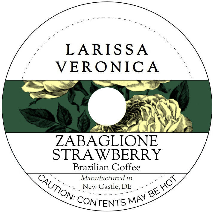 Zabaglione Strawberry Brazilian Coffee <BR>(Single Serve K-Cup Pods)