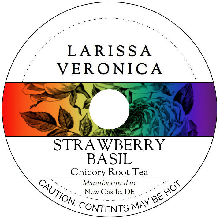 Strawberry Basil Chicory Root Tea <BR>(Single Serve K-Cup Pods)