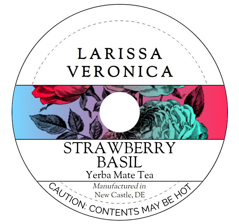 Strawberry Basil Yerba Mate Tea <BR>(Single Serve K-Cup Pods)