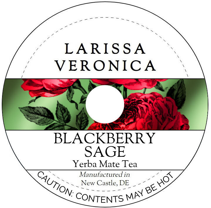 Blackberry Sage Yerba Mate Tea <BR>(Single Serve K-Cup Pods)